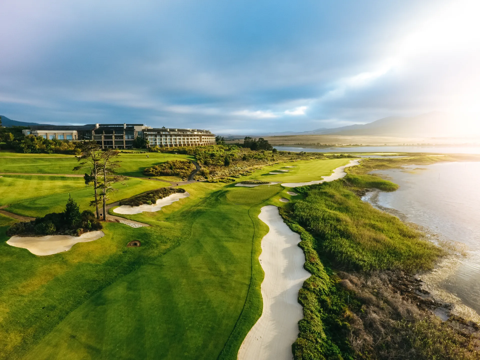 Arabella golf course beside the Bot River Lagoon