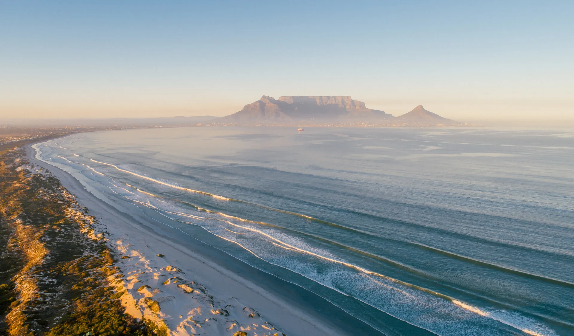 Cape coastline and mountain landscape