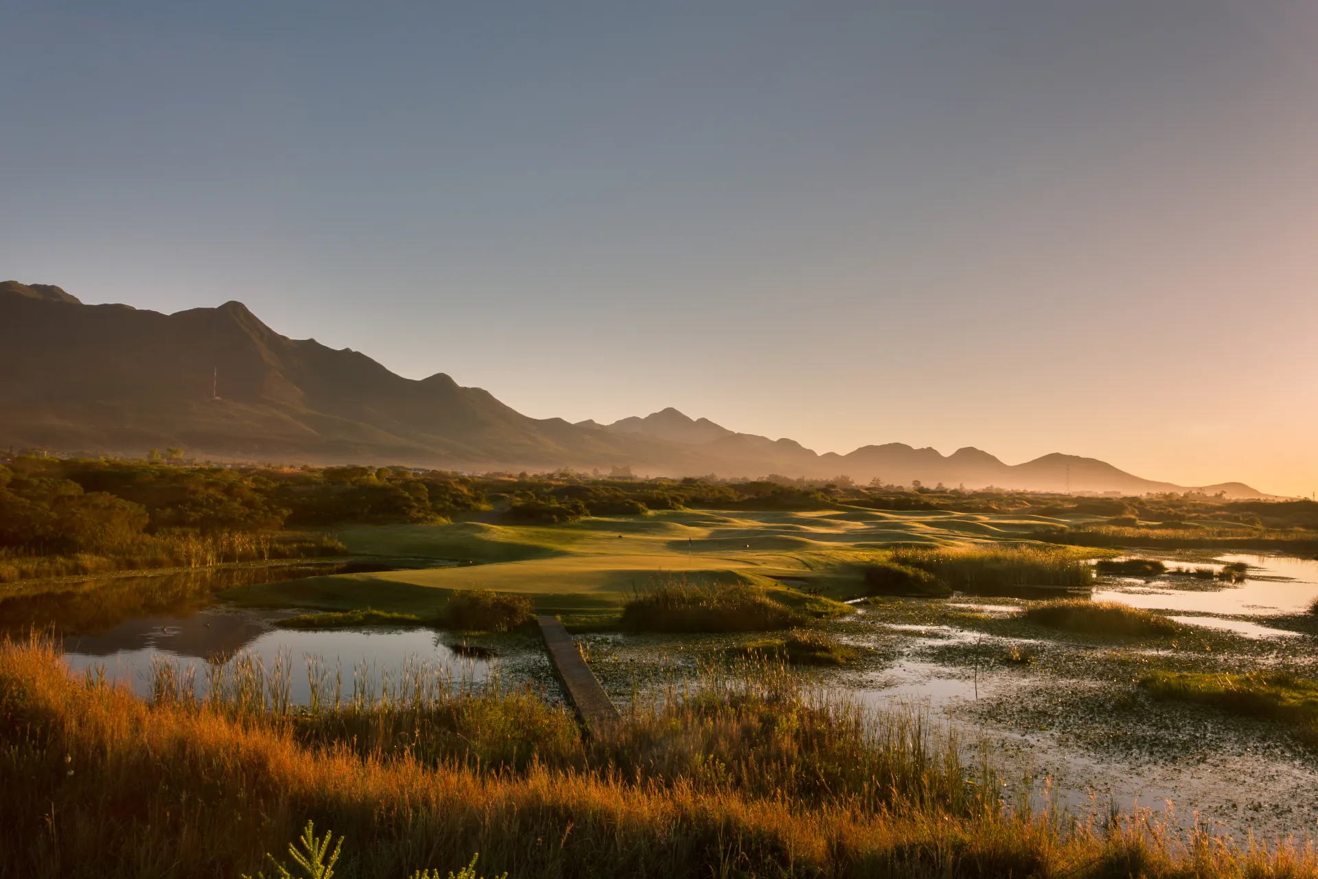 Coastal golf course on the Garden Route