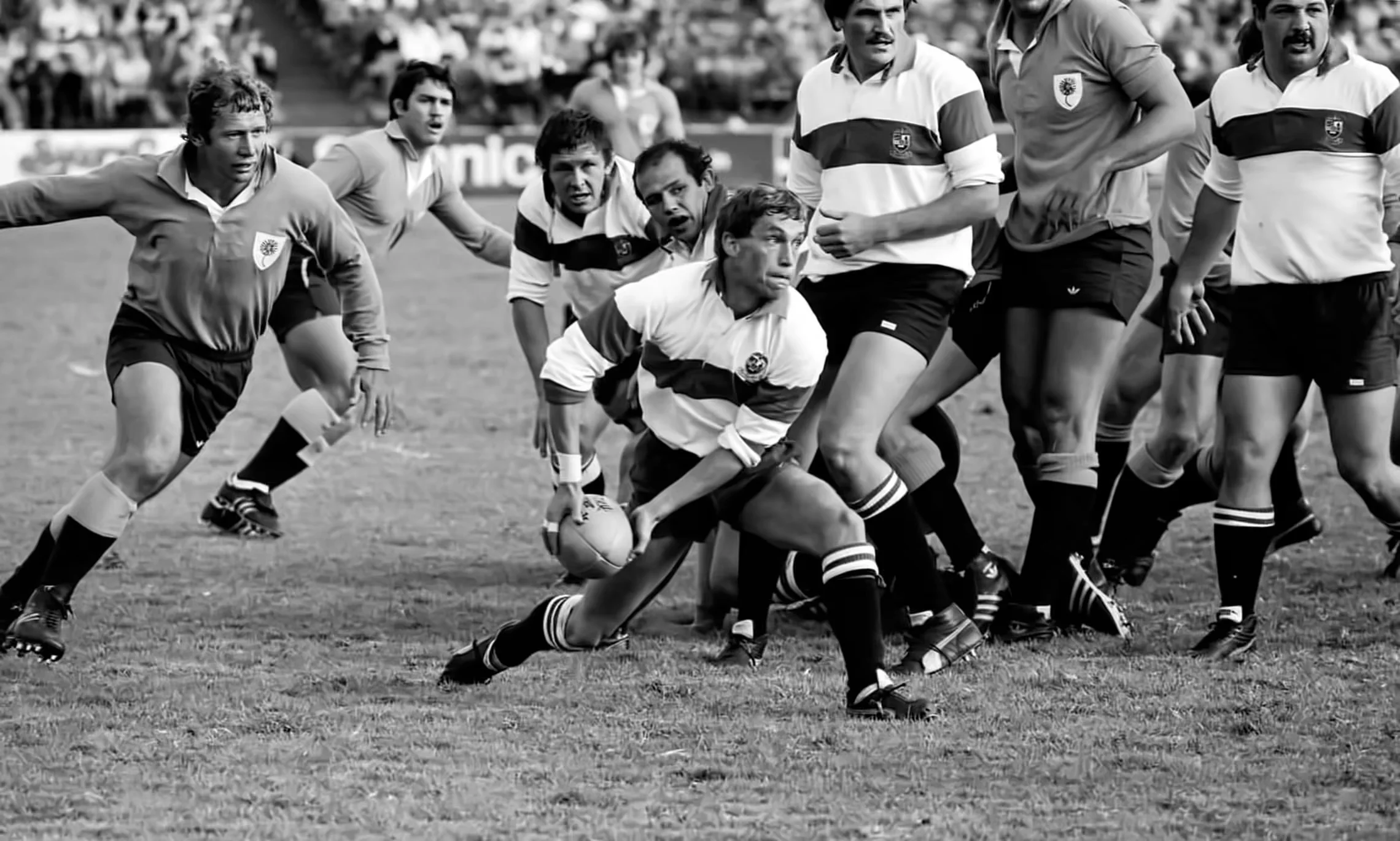 John Robbie during his rugby career